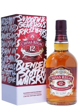 Chivas Regal 12 ani Cutie Metalica