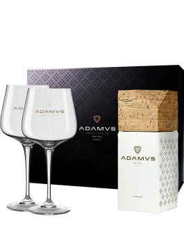 Adamus Organic Dry Gin Pachet cu Pahare 0.7L