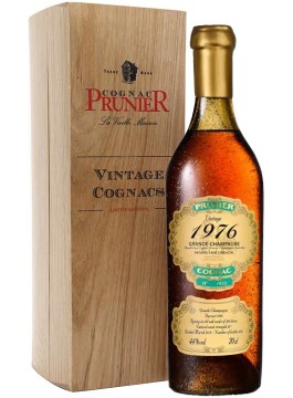 Prunier Vintage 1976 Grande Champagne Cognac 44% 0.7L