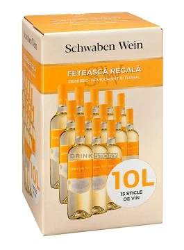 Recas Schwaben Wein Feteasca Regala demisec 10l bag in box cutie vin