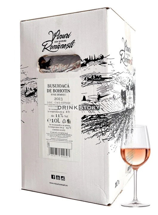 Cotnari Busuioaca Rose demisec Bag in Box 10L