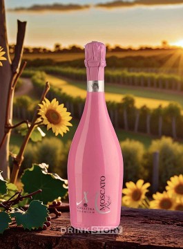 Cavatina Premium Moscato Rose dulce 7% 0.75L