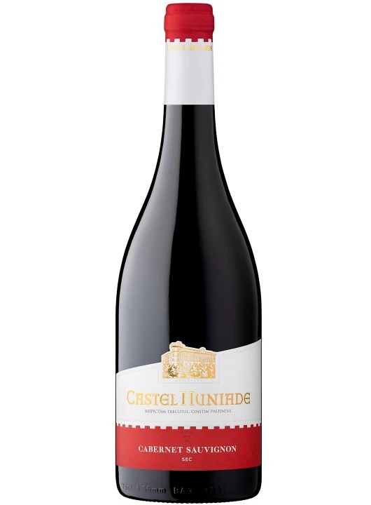 Cramele Recas Castel Huniade Cabernet Sauvignon - Vin rosu sec 0.75L