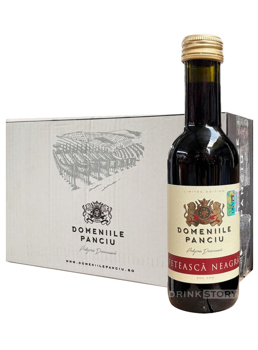 Panciu Podgorie Domneasca Feteasca Neagra - Vin rosu sec miniatura 0.187L cutie