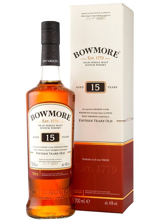 Bowmore 15 ani 1L